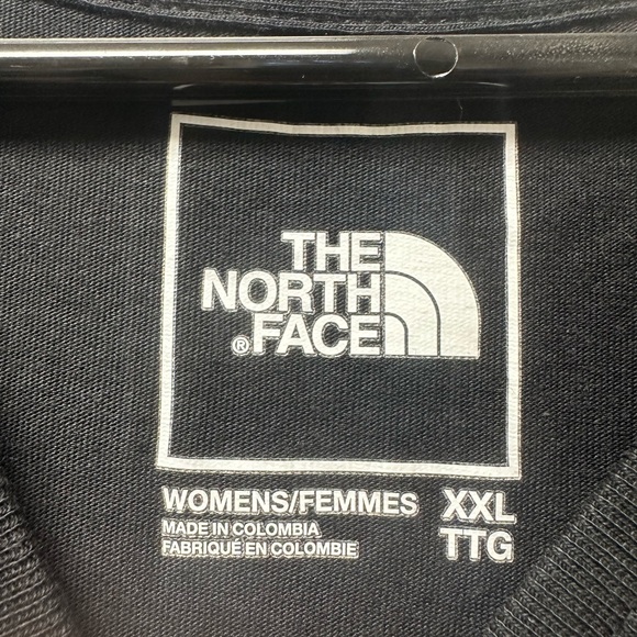 The North Face Womens T-Shirt Dress Black Pockets Short Sleeve Crew Neck Sz 2XL - Picture 5 of 14